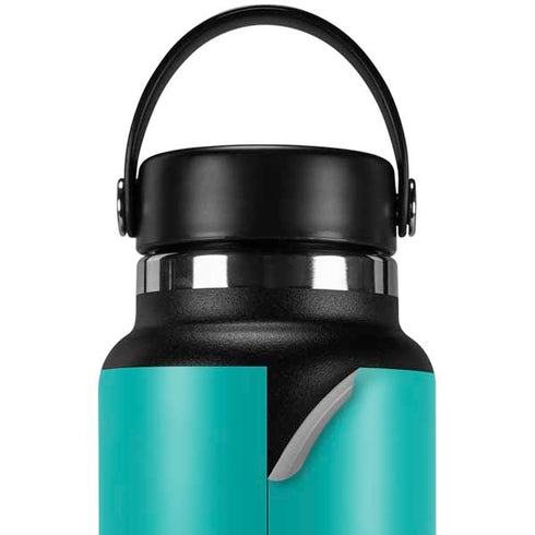 Aqua Blue Blue Solid Hydro Flask 32oz Wide Mouth Skin